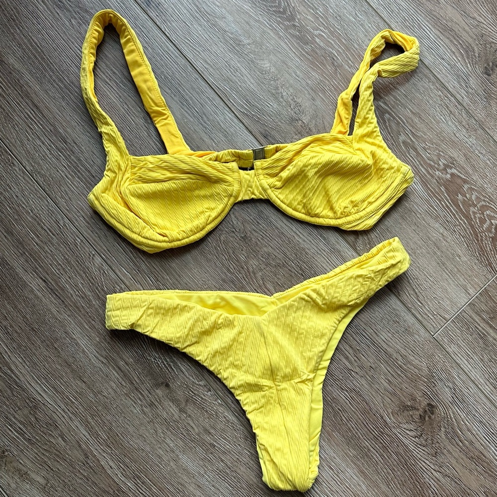Fella swim yellow bathing suit